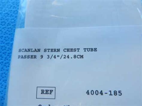 Scanlan Surgical Sternal Chest Tube Passer 4004 185 New Ringle Medical Supply Llc