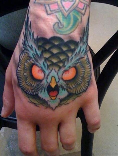 61 Wonderful Owl Tattoos On Hand