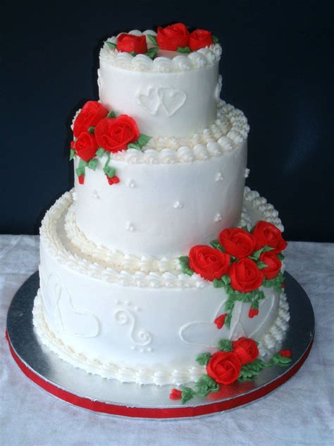 Valentine's Day Wedding Cake - CakeCentral.com