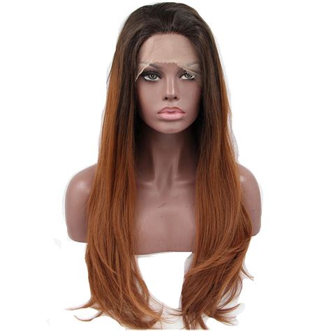 Synthetic Lace Front Long Straight Honey Blonde Wigs Super X Studio