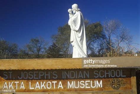 St Josephs Indian School And Akta Lakota Museum In Chamberlain Sd