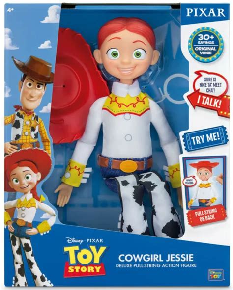 Disney Pixar Toy Story Cowgirl Jessie Deluxe Pull String Action Figure 25 Yr New 34 99 Picclick