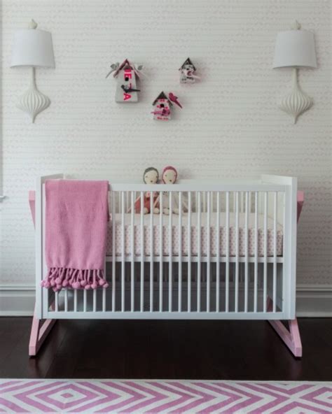 Incredibly Modern Pink Baby Girl Nursery Design
