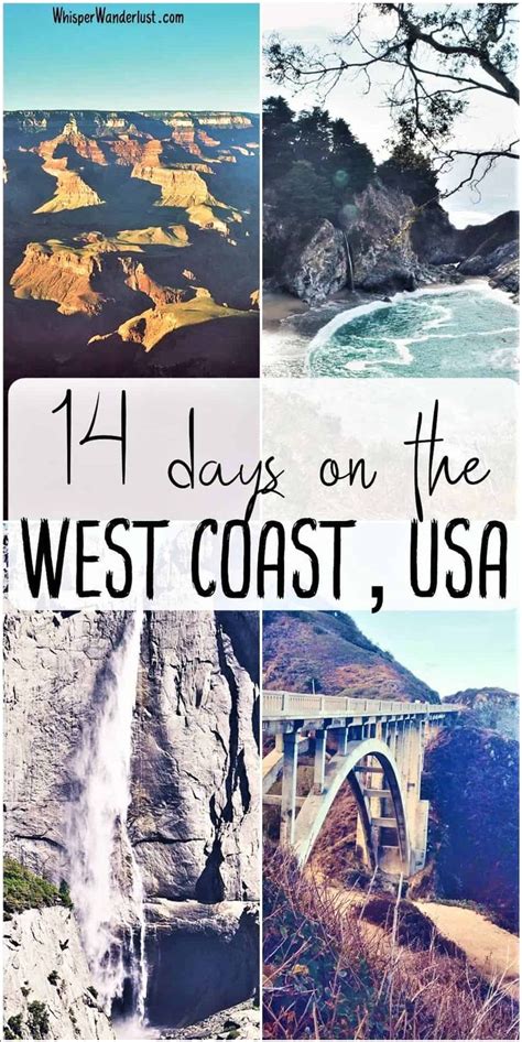 Usa West Coast Itinerary 2 Weeks In 2022 Best States To Visit Cool