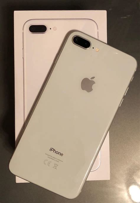 Iphone 8 Plus Silver 64gb Unlocked Like New Boxed Extras In Hyde