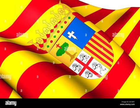Flag Of Aragon Stock Photo Alamy
