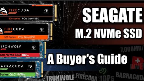 Seagate M2 Nvme Ssd Buyers Guide Youtube