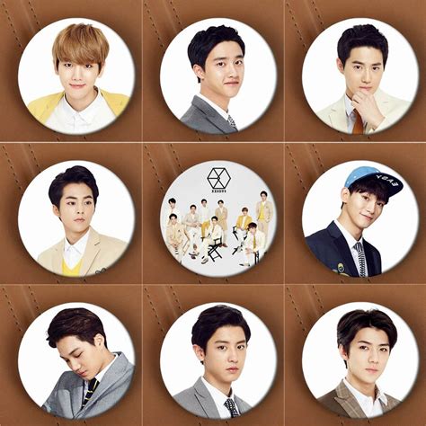 Youpop Kpop Exo Exo K Exo M Exodus Album Brooch K Pop Pin Badge Accessories For Clothes Hat