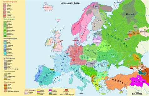 Подробная карта Европы со странами и столицами на русском языке