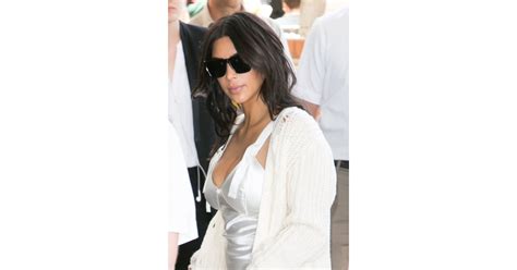 Kim Kardashians Calvin Klein Dress In Cannes 2016 Popsugar Fashion