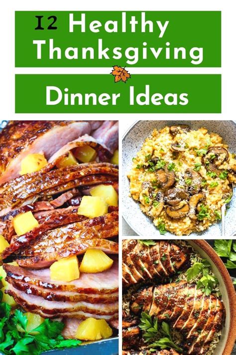 12 Healthy Thanksgiving Dinner Ideas | Dinner, Vegetarian ...