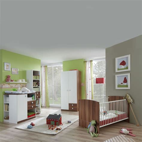 Biete einen gebrauchten conputerschrank in nussbaum an. Sparset Finn (2-teilig) - Wickelkommode & Babybett - Front ...