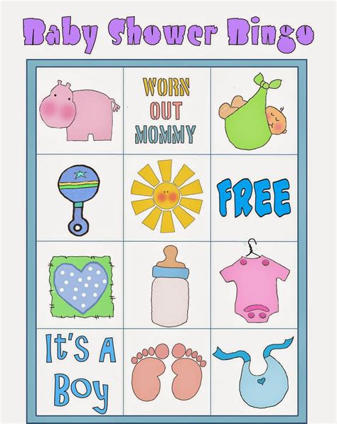 Bingo Para Baby Shower Para Imprimir Gratis Bingo Baby Shower