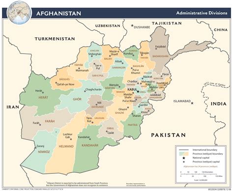 Afghanistan and pakistan political map. Afghanistan Provinces - Defense Critical Language and Culture Program - University Of Montana
