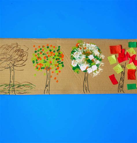 Easy Four Seasons Tree Craft For Kids Made In A Pinch