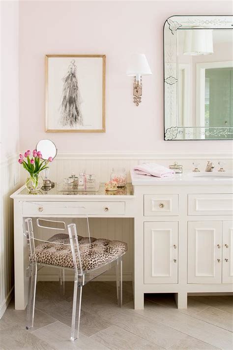 If having a makeup area is more important to you than an extra sink, change one of your two vanities into the makeup area of your dreams. Alexa Hampton Ginger Single Sconce - Traditional ...