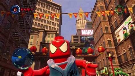Lego Marvels Avengers Xbox360 ~ Dlc Review ~ 1 Spider Man Dlc Youtube