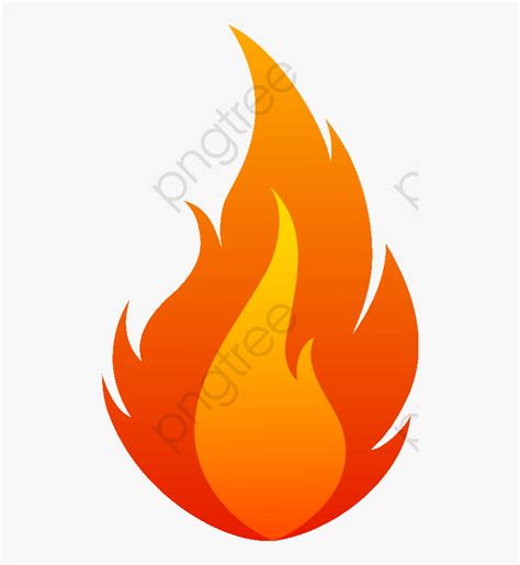 Flames Fire Vector And Feu Dessin De Flamme Hd Png Download