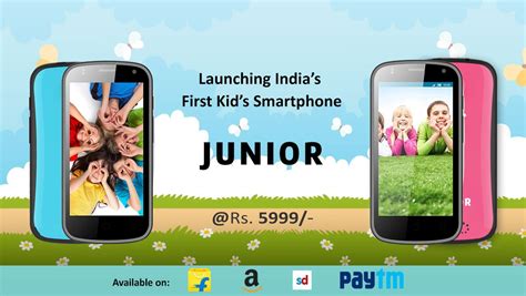 Indias First Smartphone For Kids Swipe Junior Launched For Rs 5999
