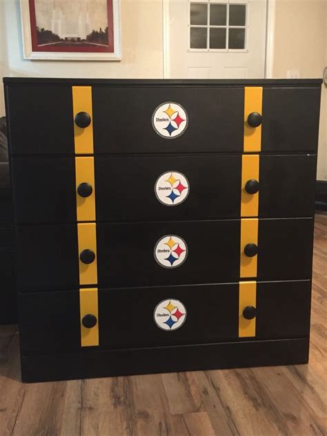 Pittsburgh steelers bed and bath supplies including bedding, blankets, bed sets, and more at nflshop.com. Pittsburgh steelers dresser | 1000 | Steelers bedroom ...