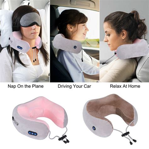 Multi Function Electric Massage U Shaped Pillow Neck Shoulder Cervical Massager Relaxation