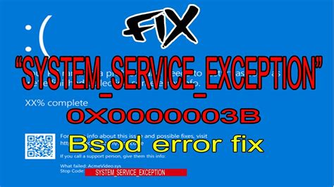 How To Easily Fix System Service Exception Stopcode Blue Screen Error