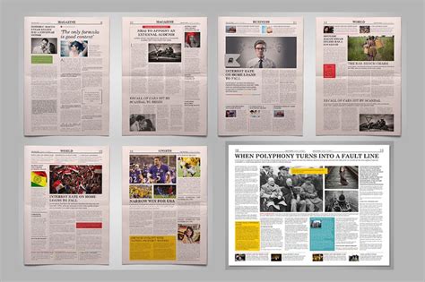 Find & download free graphic resources for tabloid. 21+ Modern Newspaper Layouts | Free & Premium Templates