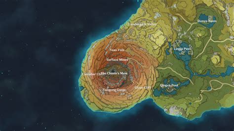 Genshin Impact Latest Chasm Leak Reveals Area Names