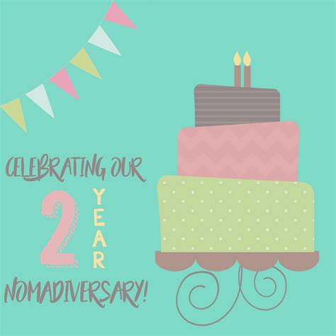 celebrating our 2nd nomadiversary — see simple love