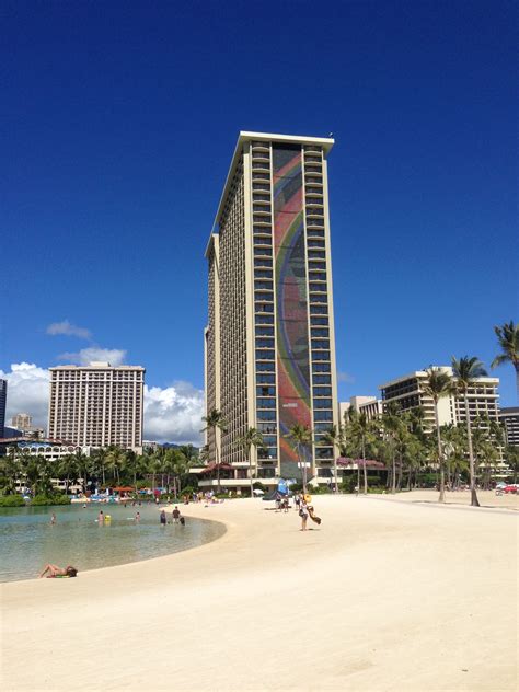 Rainbow Tower At The Hilton Hawaiian Village Honolulu Hawaii Usa