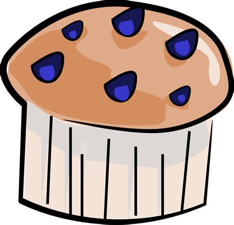 Muffin clipart transparent - Pencil and in color muffin ...