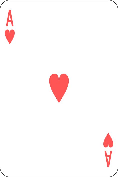 Free Ace Of Hearts Png Download Free Ace Of Hearts Png Png Images