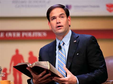 As Marco Rubio Speaks Of Faith Evangelicals Keep Options Open The