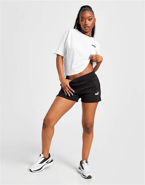 Buy Black Puma Core Shorts Womens Jd Sports