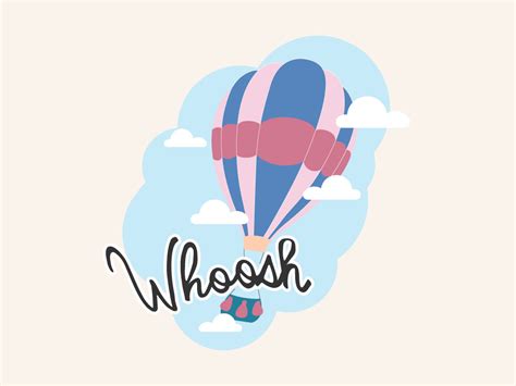 Whoosh Hot Air Balloon Travel Logo By Zorana Stevanovic On Dribbble