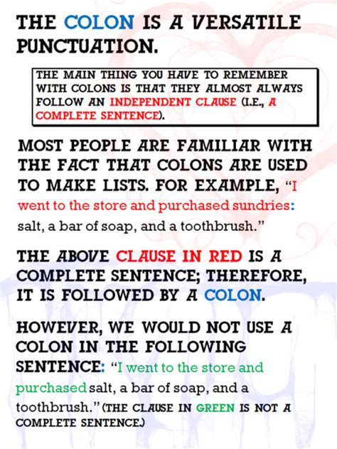 While a semicolon can gently separate two independent clauses, a colon does so more concretely. The YUNiversity — COLON vs. SEMICOLON