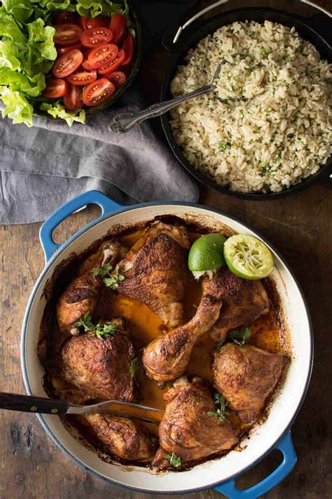 So he wanted to create a peruvian recipe that captured the south american flavours that we could make over here in the uk. Peruvian Roast Chicken with Garlic Butter Rice | RecipeTin ...