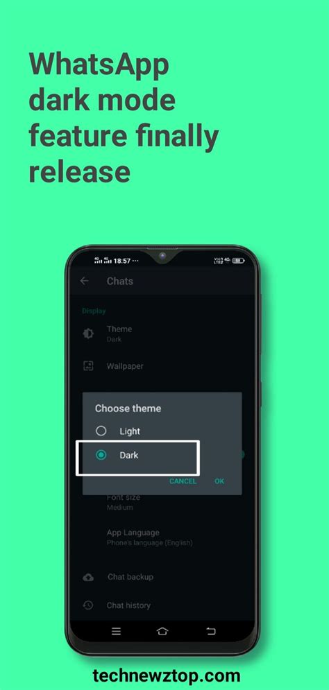 To register, sign up with the beta test page of whatsapp. Whatsapp dark mode feature finally roll out for all ...