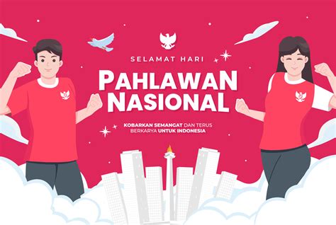 Selamat Hari Pahlawan Nasional Bedeutet Gl Cklicher Indonesischer
