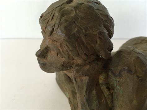 Joelle Deroubaix In Le Go T Bronze Sculpture Around Female