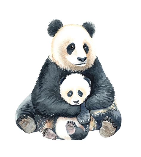 Mom And Baby Panda Svg 285 Svg Cut File