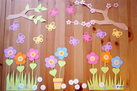 Ob mit papier, stoff, filz oder holz. Gestanzte Fensterdekoration für Frühling und Ostern ...