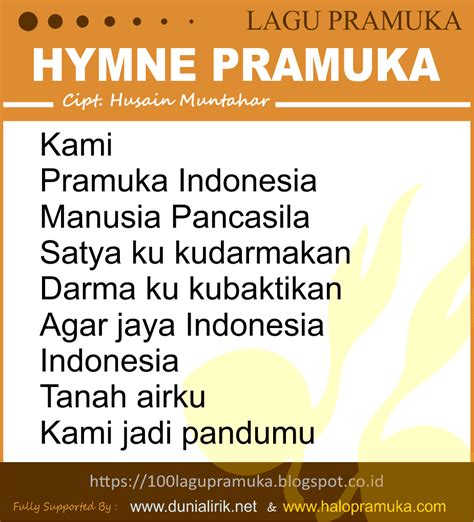Hymne Pramuka Lirik Lagu Video Download Mp3