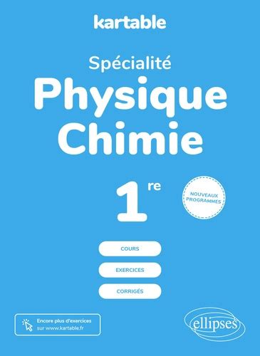 Physique Chimie Spécialité 1re Cours De Mélissa Tima Grand
