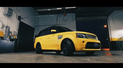 Matte Yellow Range Rover Autobiography Sport On Matte Grey Cw S5s
