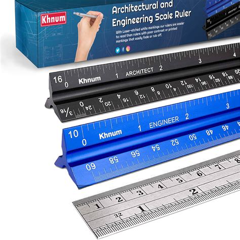 Buy 12 Inch Architectural And Engineering Scale Ruler Set Imperial