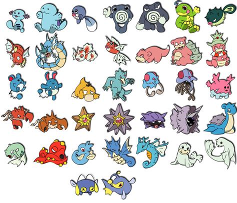 Water Pokemon By Taeryne On Deviantart