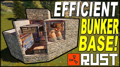 Efficient Bunker Base Soloduotrio Rust Base Design 2019 Full