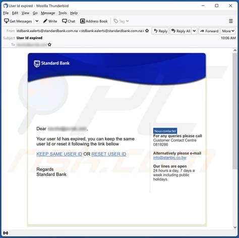 Standard Bank Email Scam Removal And Recovery Steps Updated