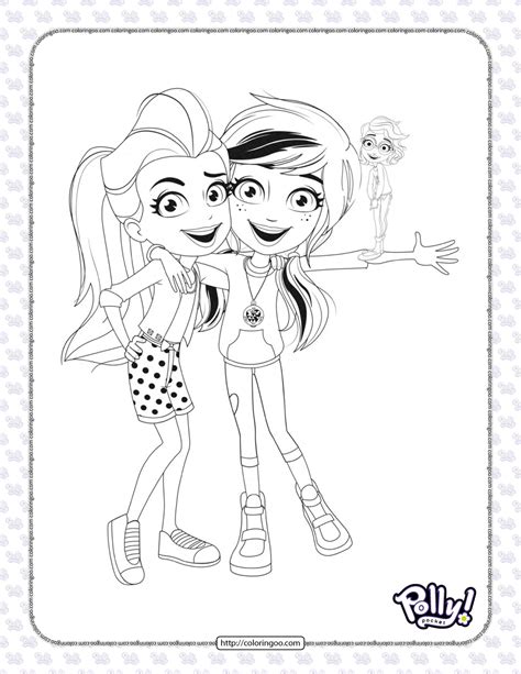 Polly Pocket And Friends Coloring Pages